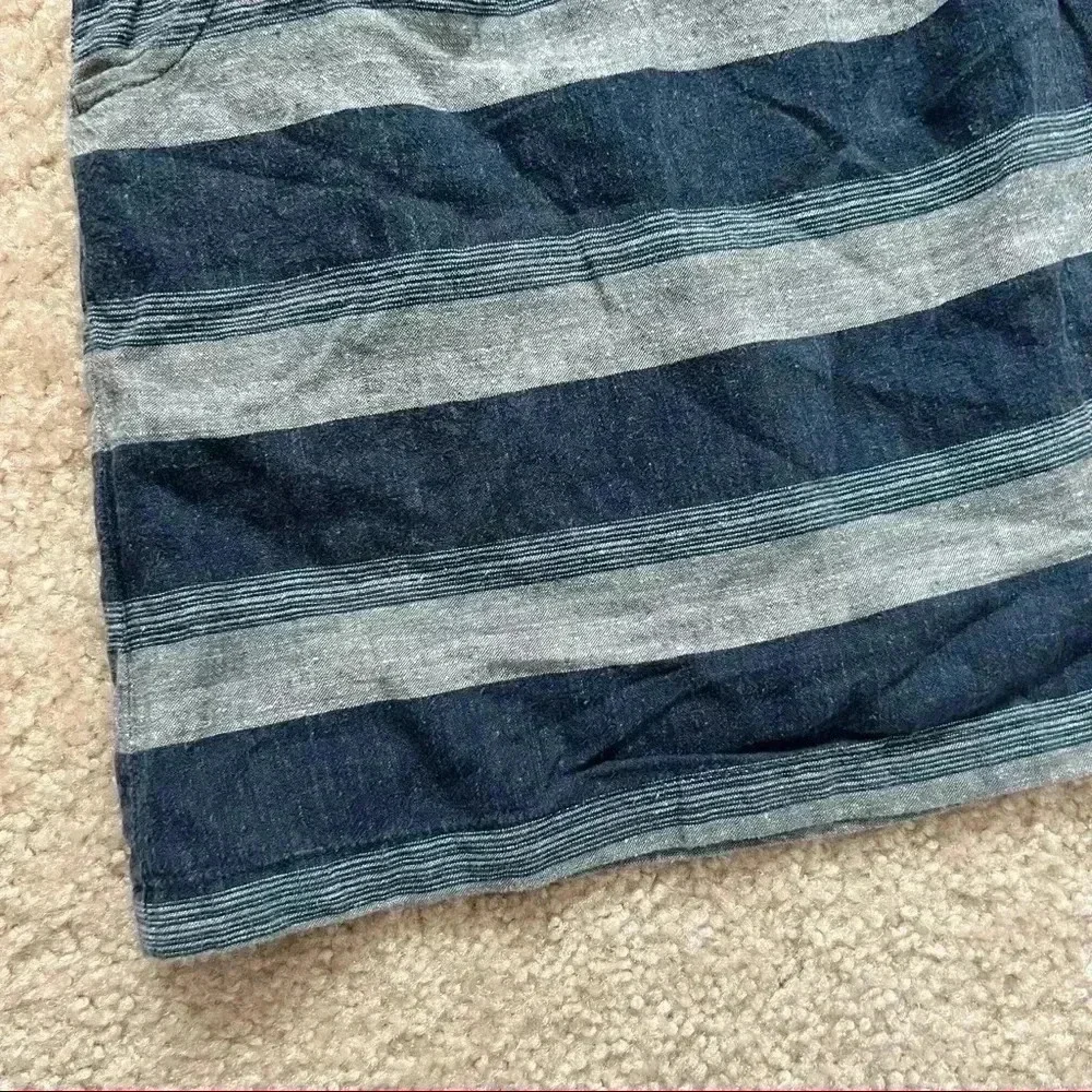 Patagonia Island Hemp Beach Skirt Women’s Size XS Blue Striped STY58480 Pockets